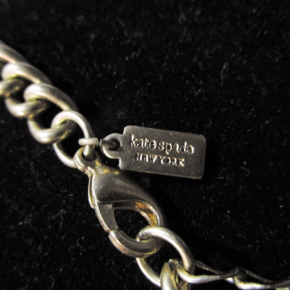 Kate Spade gold, crystal statement necklace - Picture 2 of 2